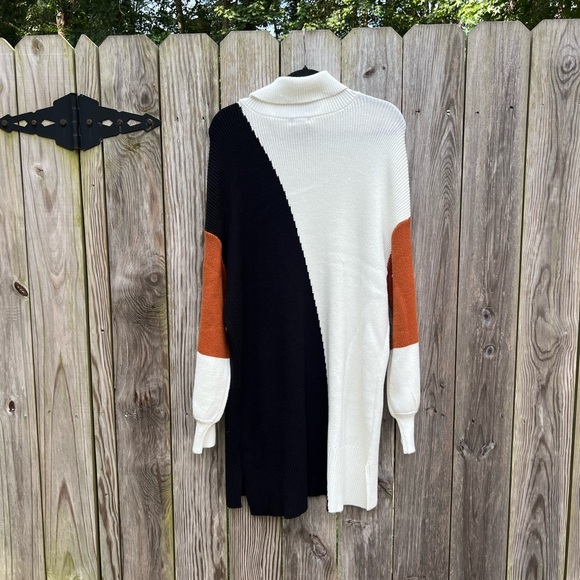 MIAMI by Francesca Colorblock Turtleneck sweater dress Women’s XL NWT NEW - Picture 12 of 12